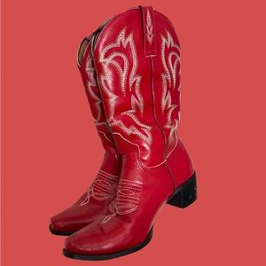 Red Cowgirl Boots